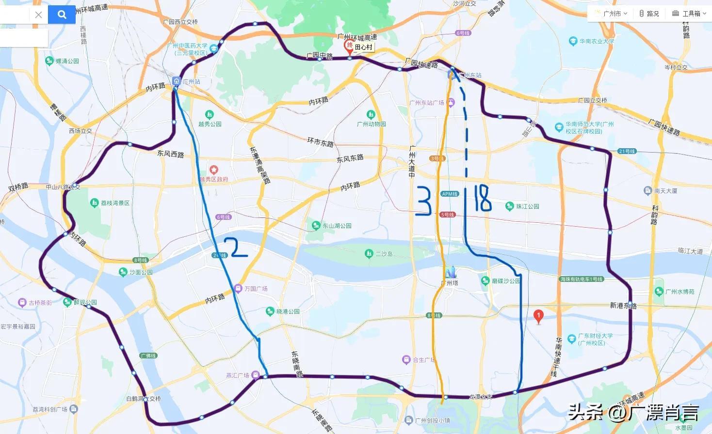 广州地铁3号线路图最新详解，最新线路布局一网打尽